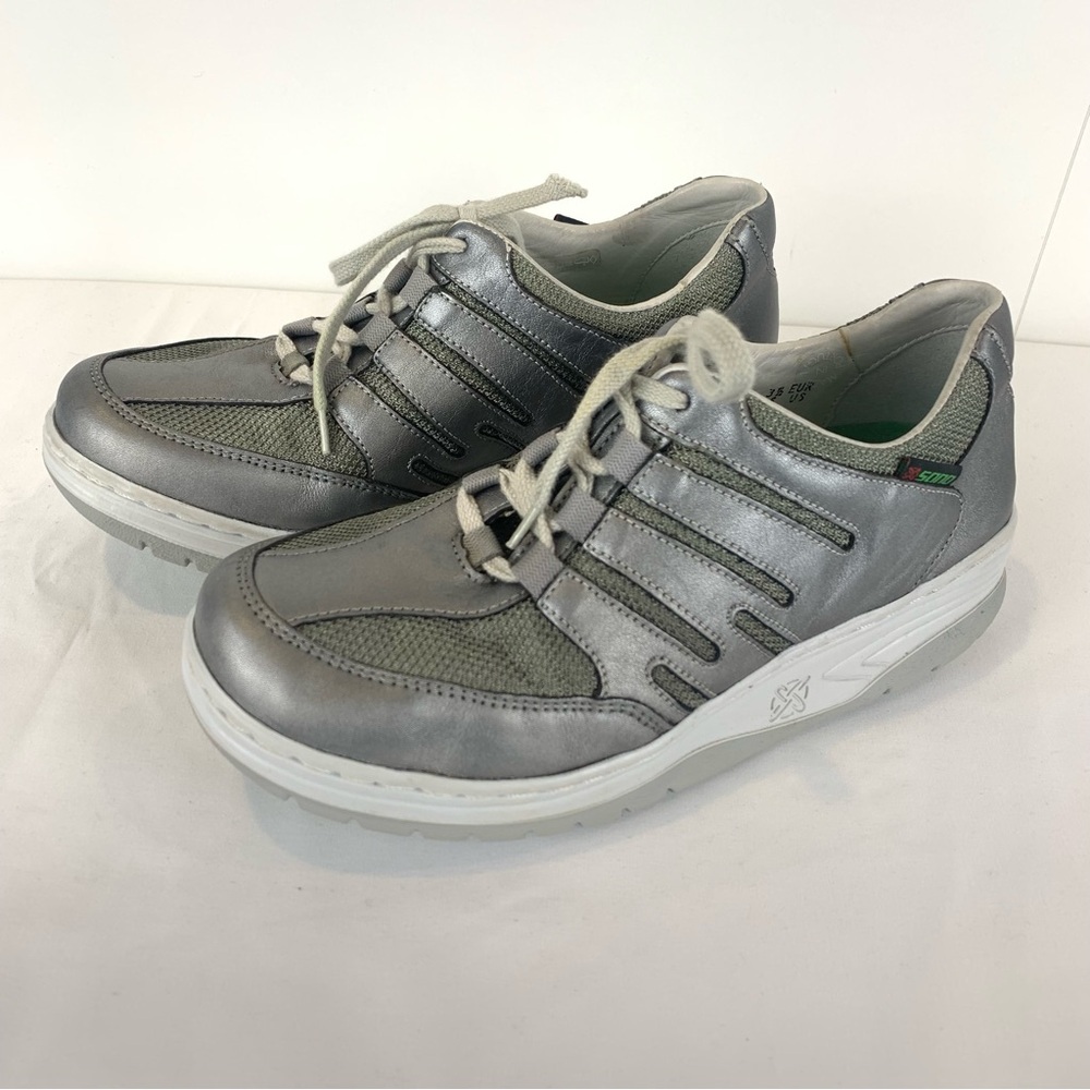 Sano by Mephisto Escape Womens US 6 Gray Silver Walking Comfort Rocker Sneakers